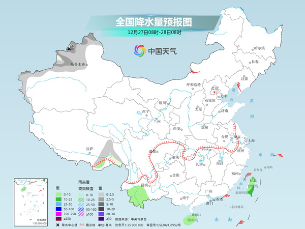 12月27日 冷空气难挡升温势头 华北黄淮等地雾和霾将来扰                    