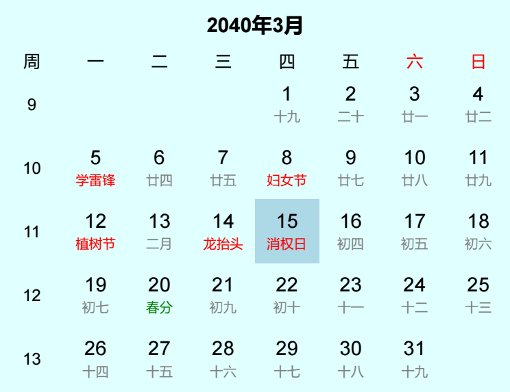 2040年消权日是几月几日