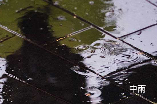 8月24日文山会下雨 今日中雨转小雨温度28℃~19℃